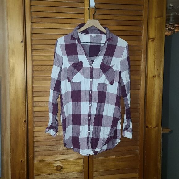 Tokyo Darling Checkered Flannel Shirt Size M - Picture 7 of 7